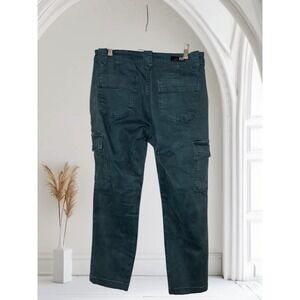 KUT‎ from the Kloth  High Rise Girlfriend Straight Leg Cargo Pants  Green Size 8